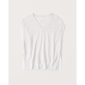 Abercrombie Oversized Tunic V-Neck Vest